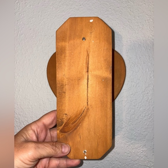 Vintage Wood, blue heart quilt hook/rack - Picture 5 of 5